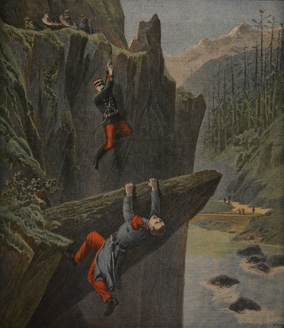 The Rescue of a Soldier, Illustration from 